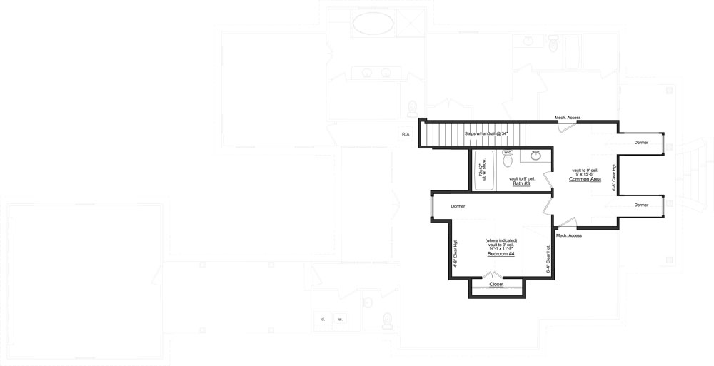0018 single story 3 bedroom lake drive open floor plan country style home smallhometours.com 7