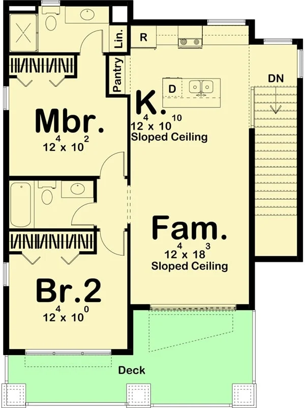 0031 2 bedroom two story modern mountain carriage home smallhometours.com 2