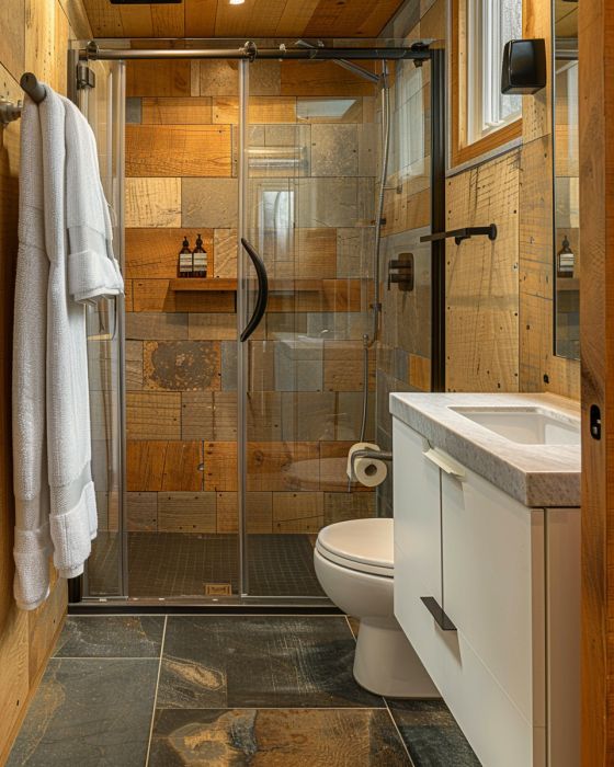 0034 Tour this bespoke Craftsman tiny home adorned with stone accents smallhometours.com 2