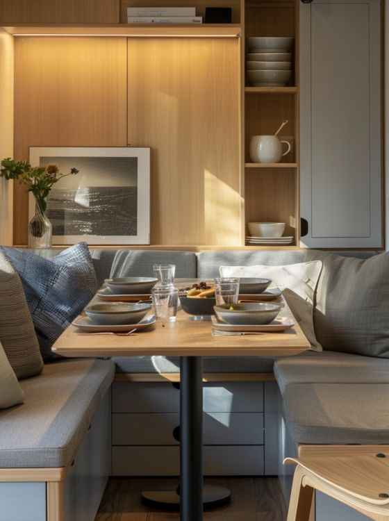0035 Tour this Scandinavian style tiny home. The inside is simple yet elegant smallhometours.com 4