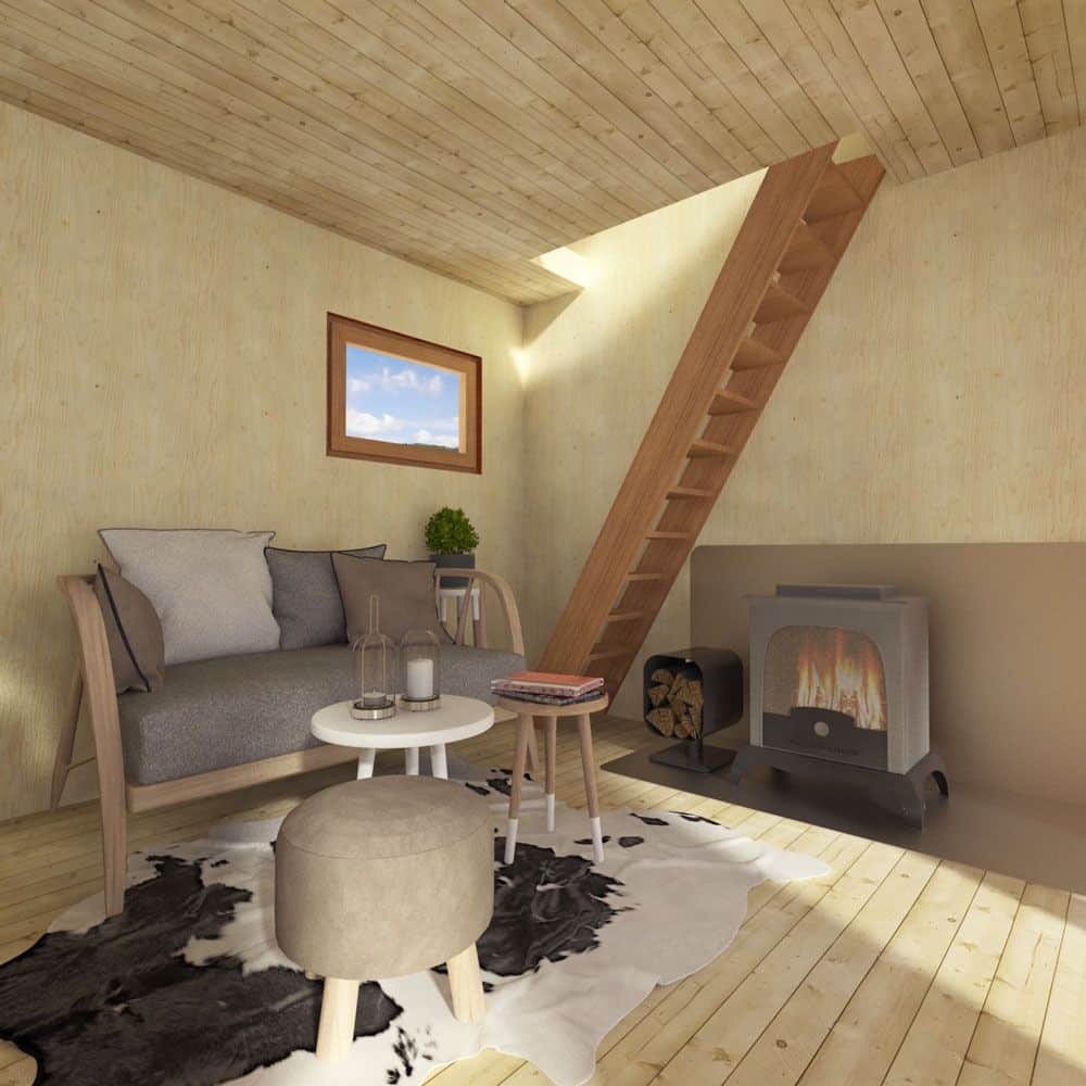 0039 1 bedroom two story joyce shed guest house smallhometours.com 2