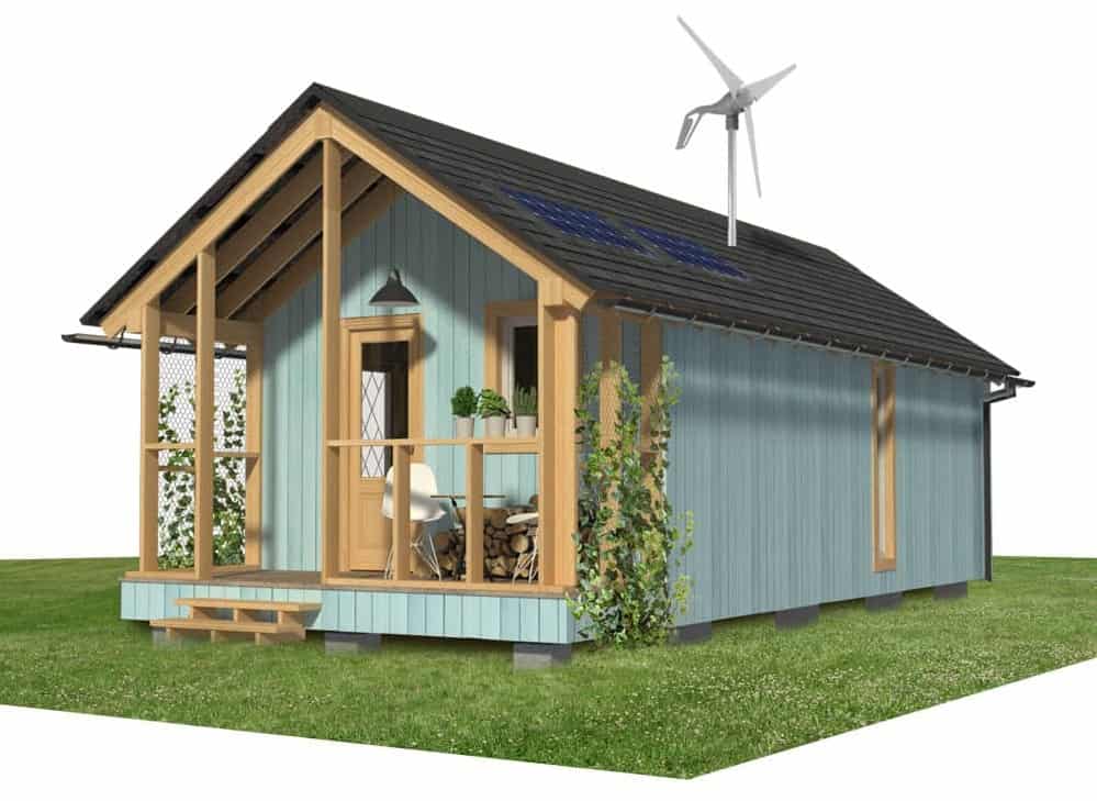 0044 1 bedroom single story cabin style eliana tiny home smallhometours.com 4