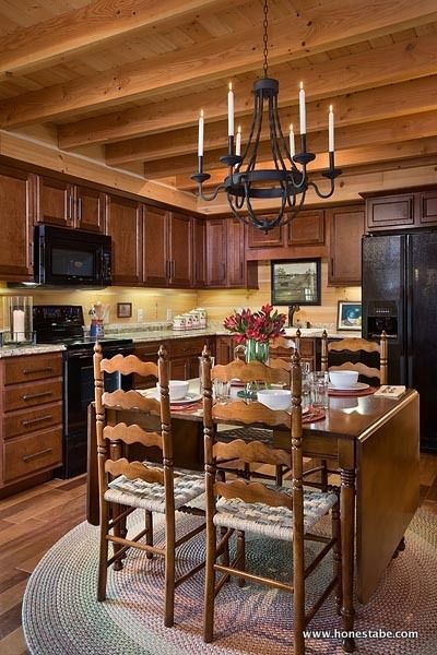 0044 Tour this custom Clayton Log Cabin that can fit a family of 8 smallhometours.com 5