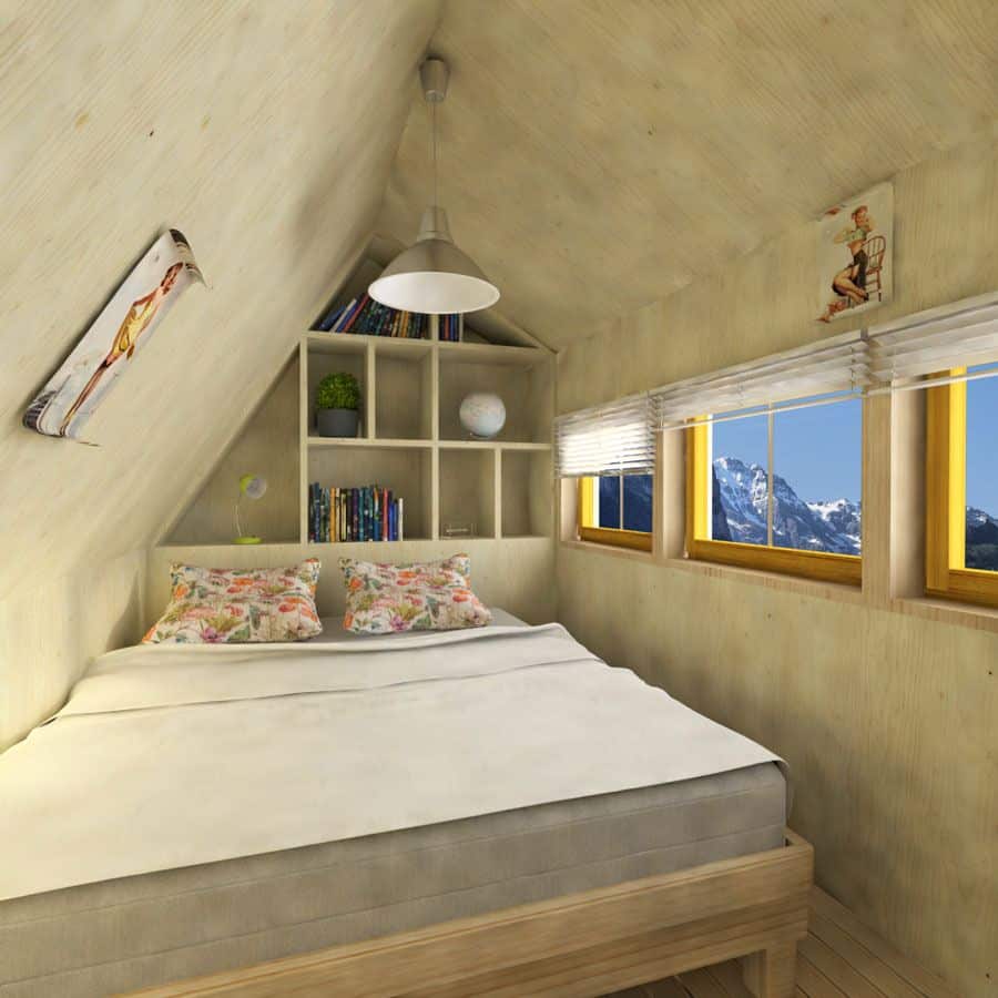 0056 1 bedroom two story jayne garden hut smallhometours.com 1