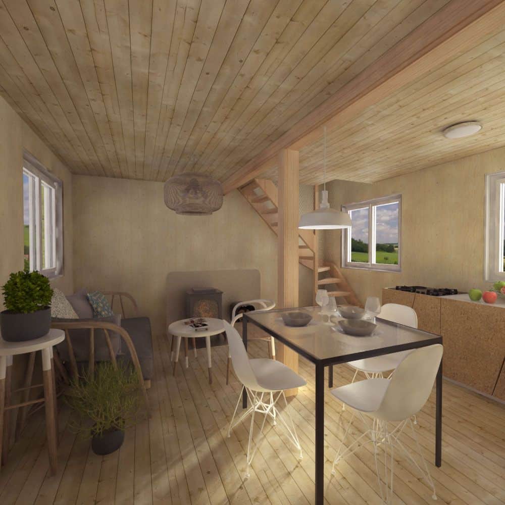 0057 two story small 1 bedroom brooklyn budget cottage smallhometours 1