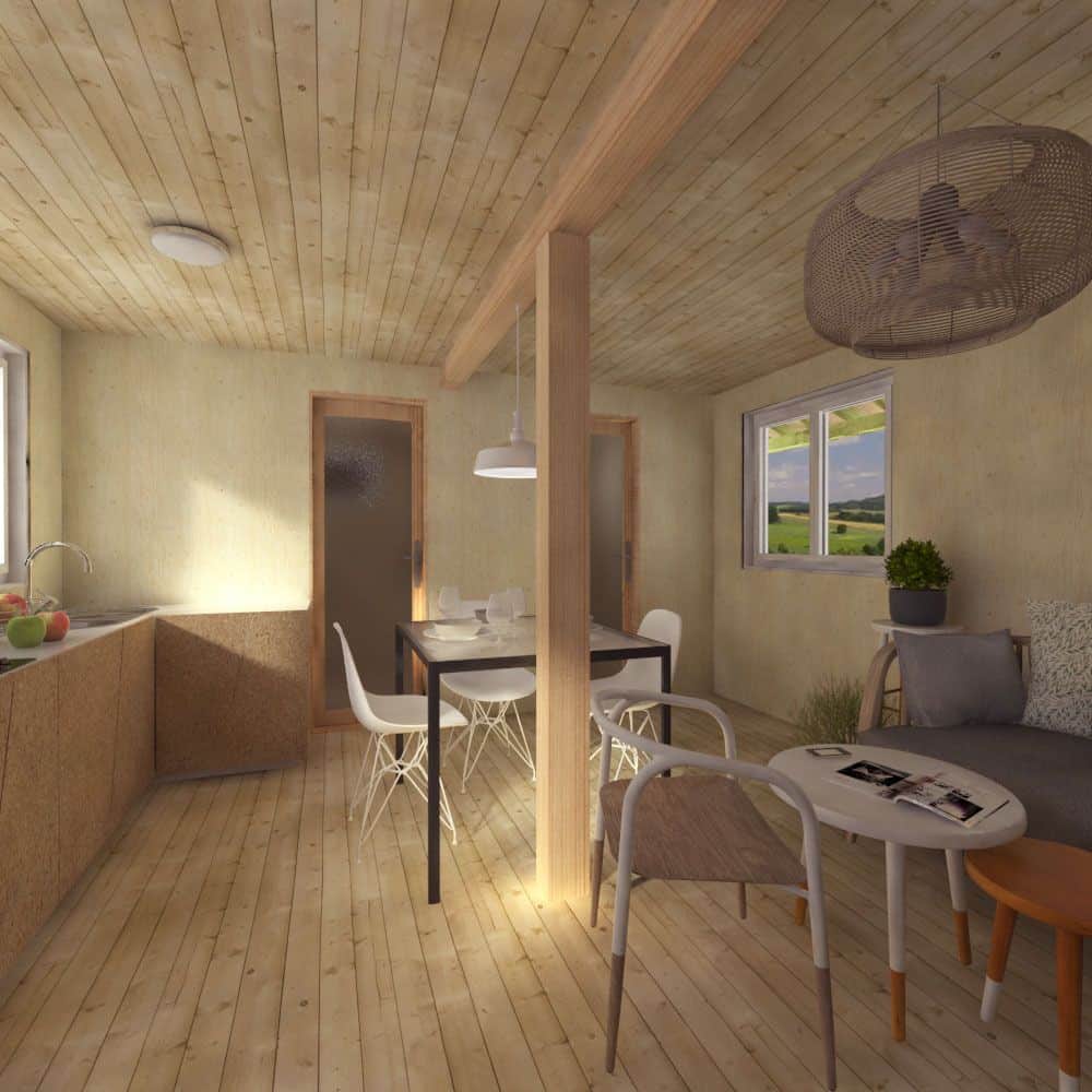 0057 two story small 1 bedroom brooklyn budget cottage smallhometours 2