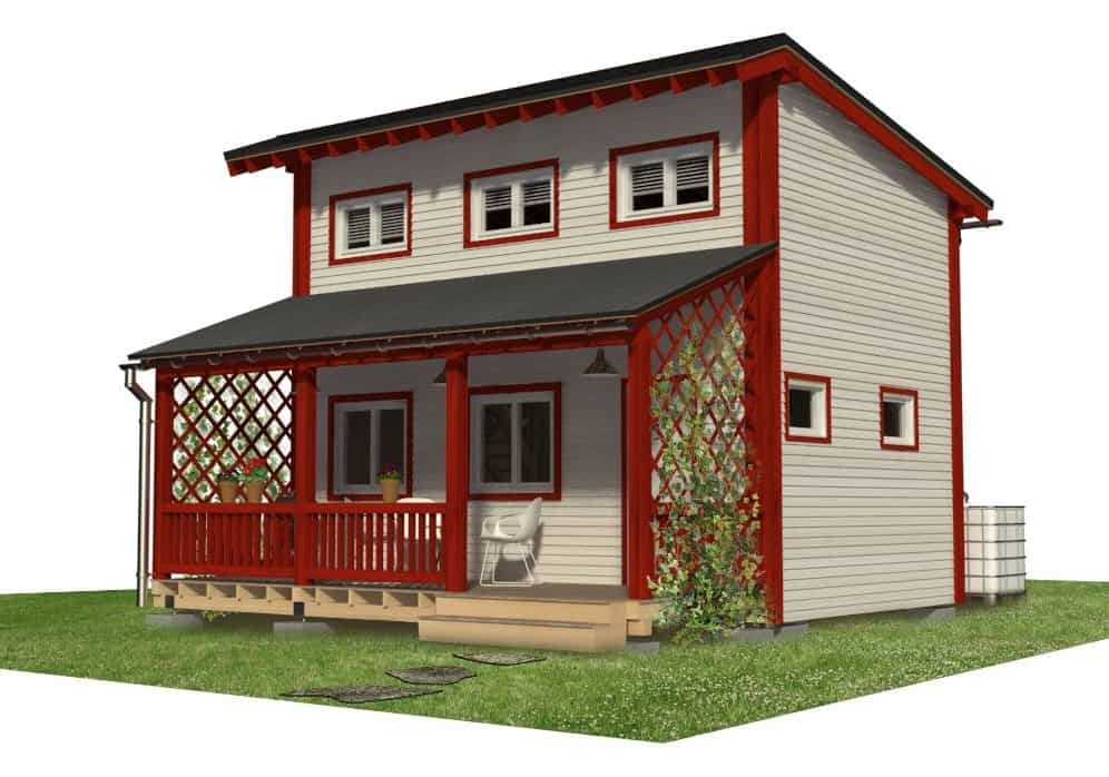 0057 two story small 1 bedroom brooklyn budget cottage smallhometours 3