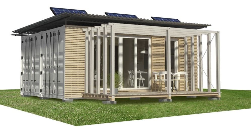 0058 1 bedroom cabin style single story shipping container home smallhometours.com 5