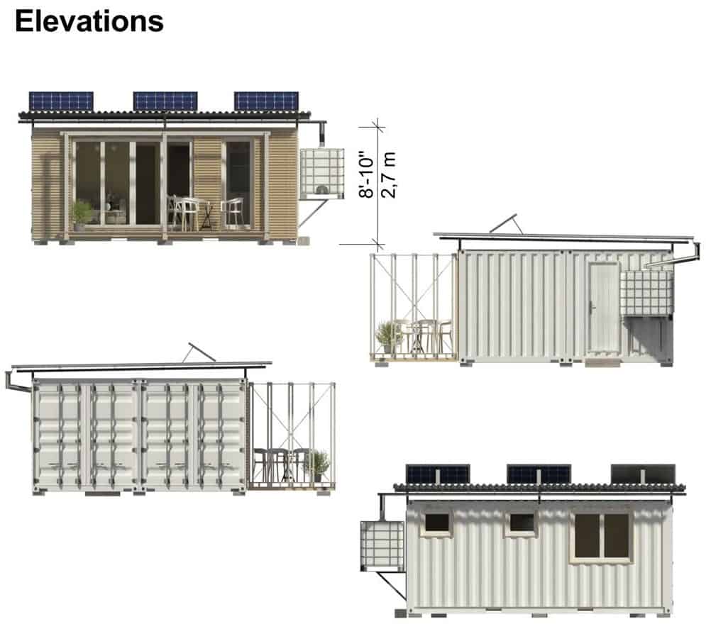0058 1 bedroom cabin style single story shipping container home smallhometours.com 6