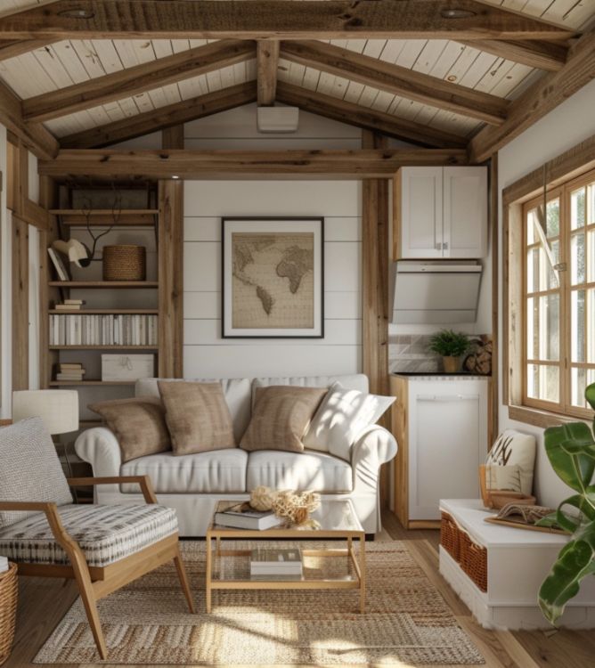 0059 Walk through this traditional style tiny home set up for folks over 50 smallhometours.com 2