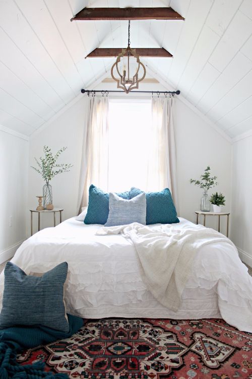 0060 Every detail is perfect inside this remodeled navy blue cottage smallhometours.com 6