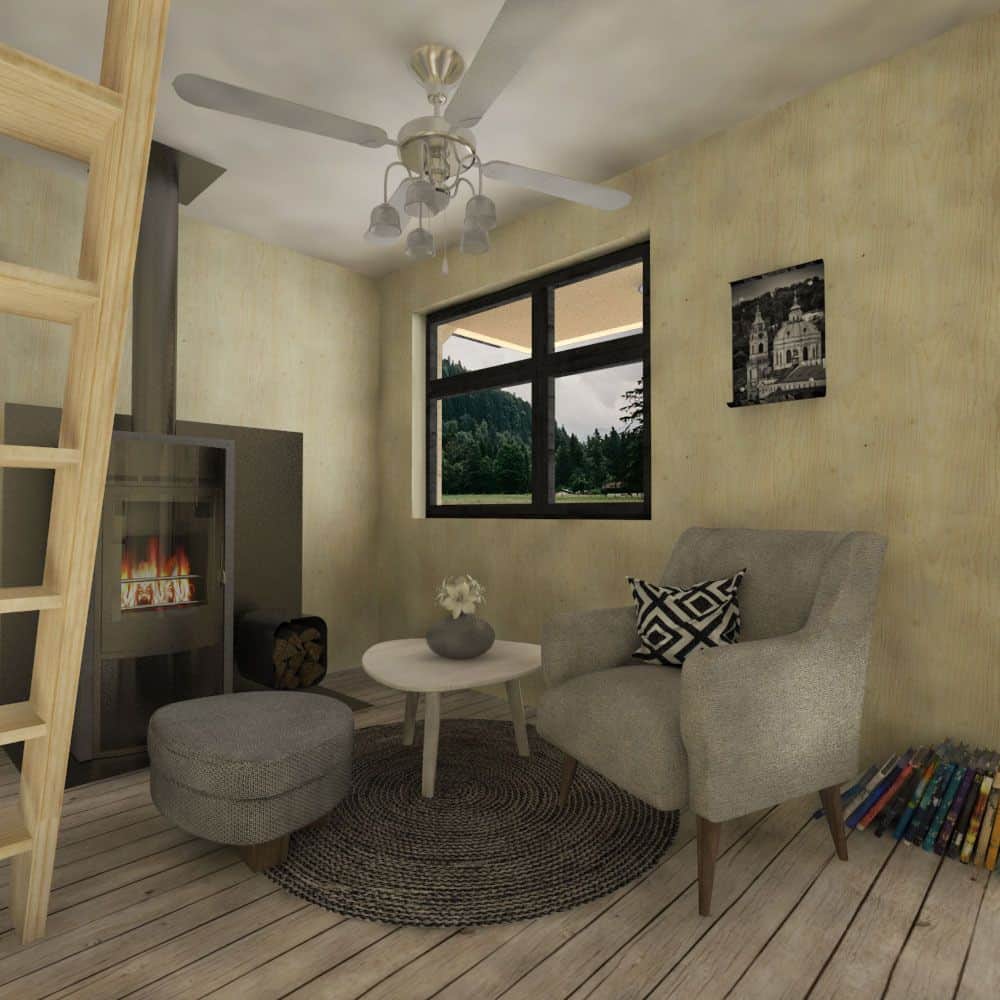 0061 two story cottage style 2 bedroom kathy cabin smallhometours.com 5