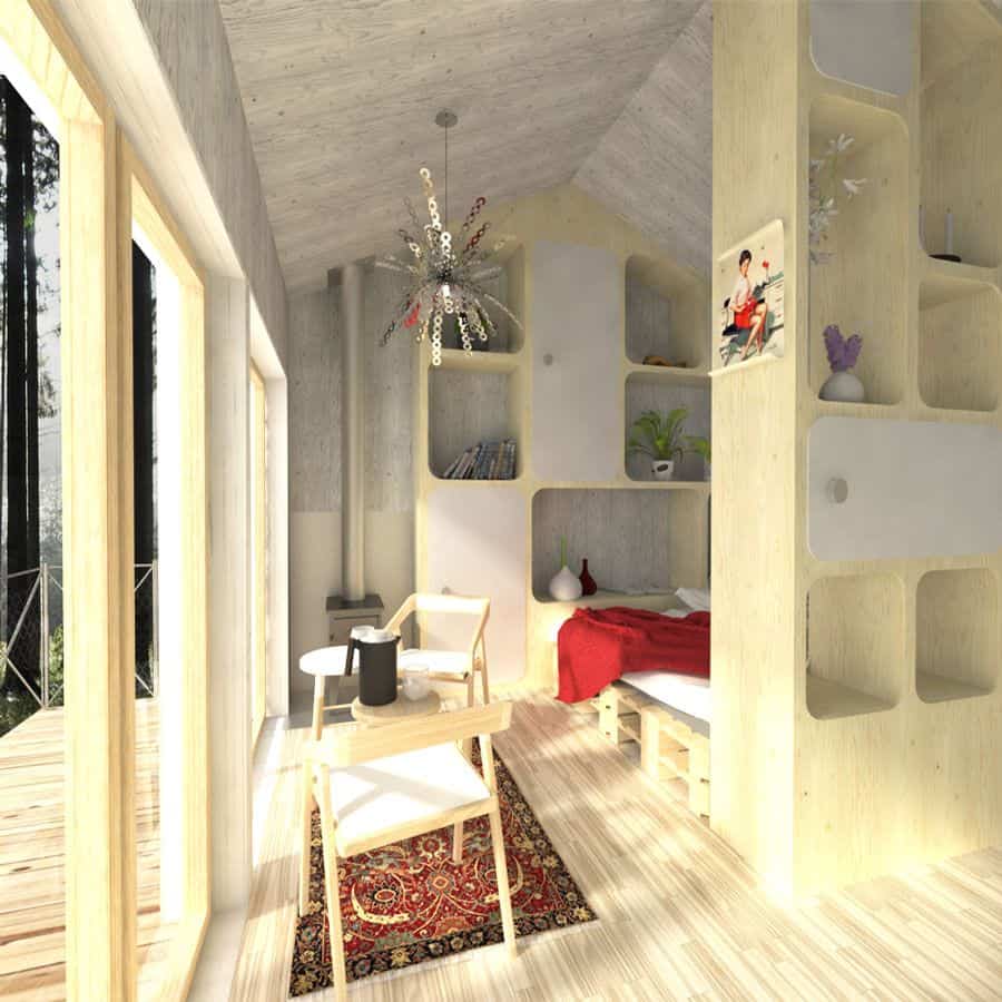 0062 1 bedroom single story cloe cottage smallhometours 2