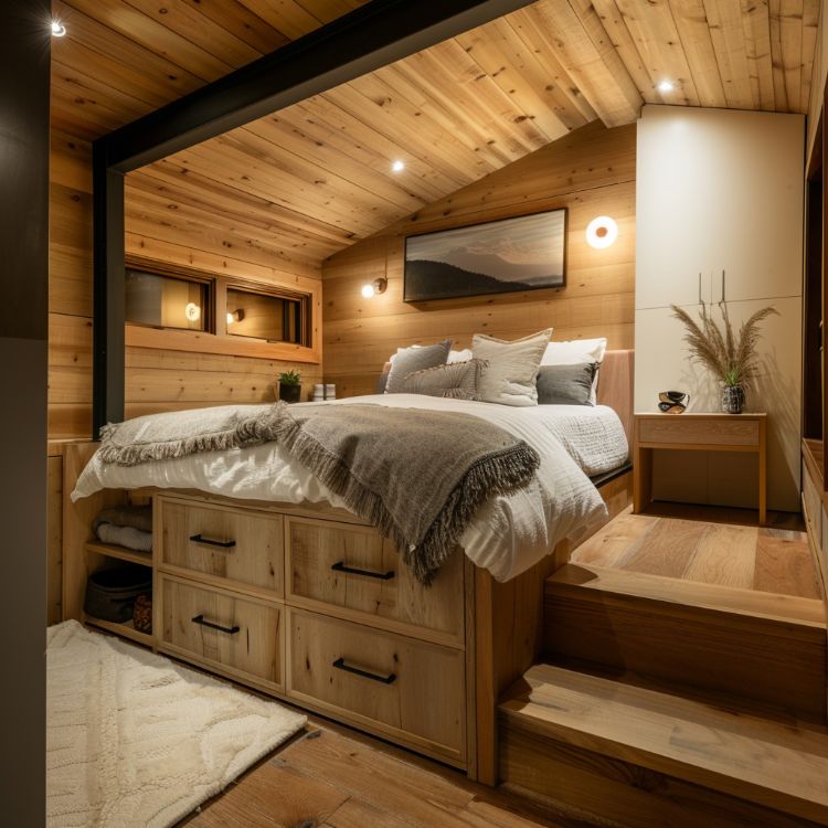 0066 Bathrooms are typically an afterthought in most tiny homes but this one steals the show smallhometours.com 3