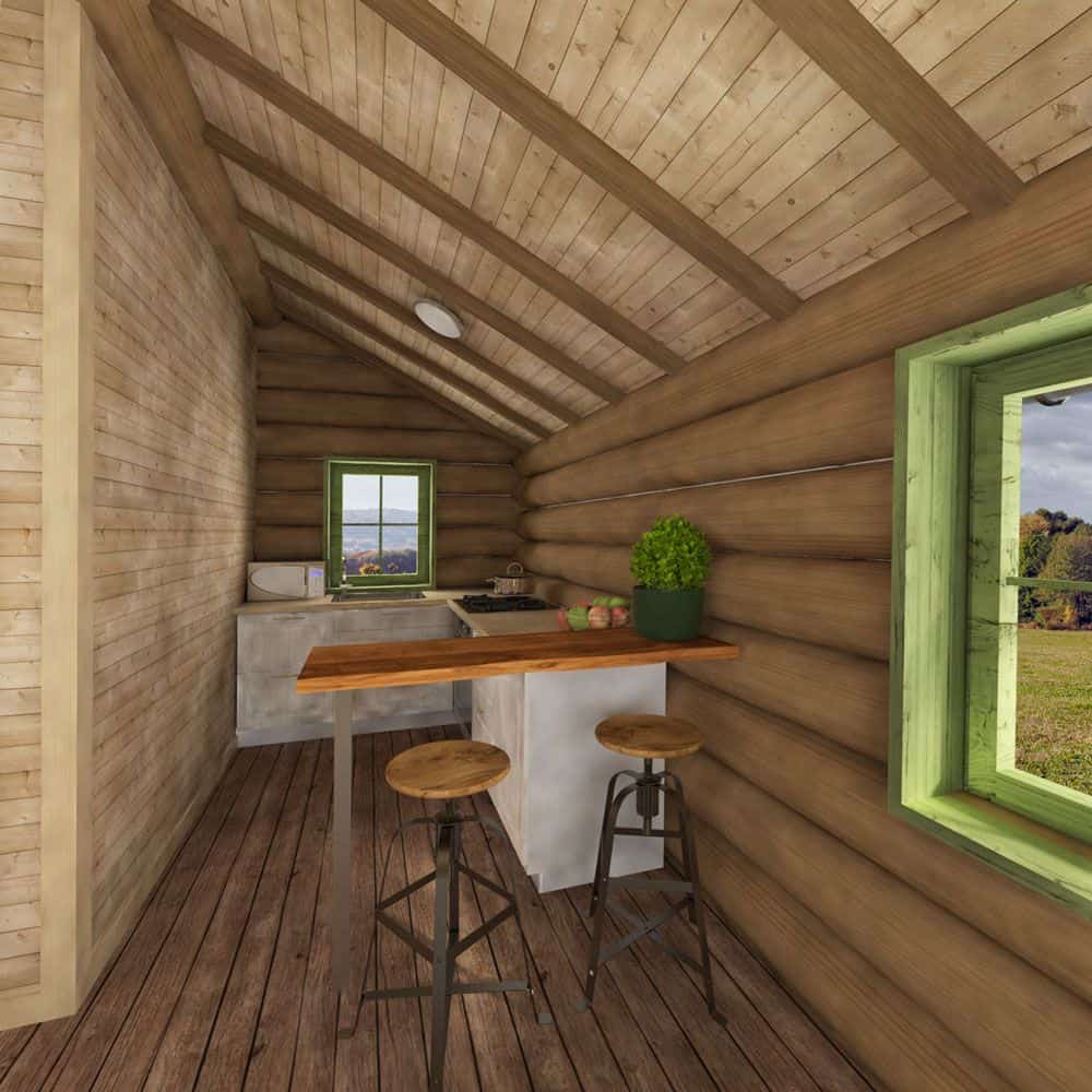 0071 1 bedroom single story martha hunting cabin smallhometours.com 2