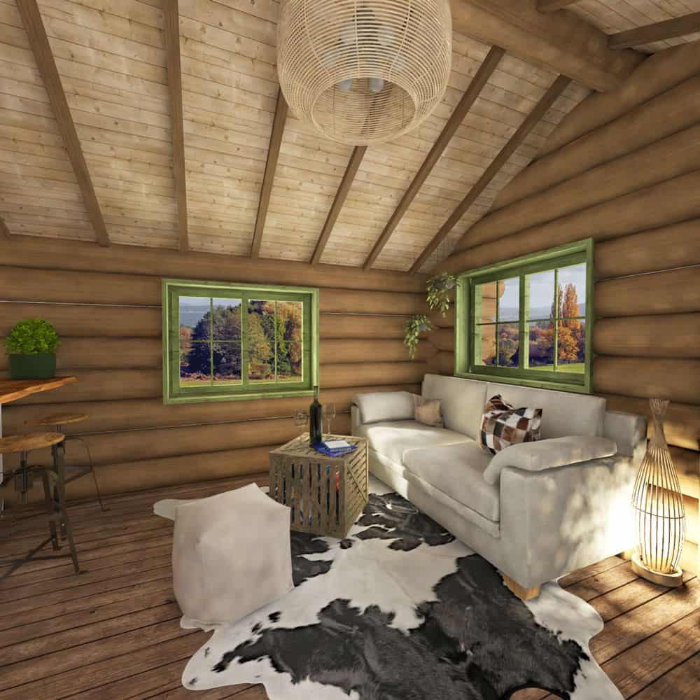 0071 1 bedroom single story martha hunting cabin smallhometours.com 4