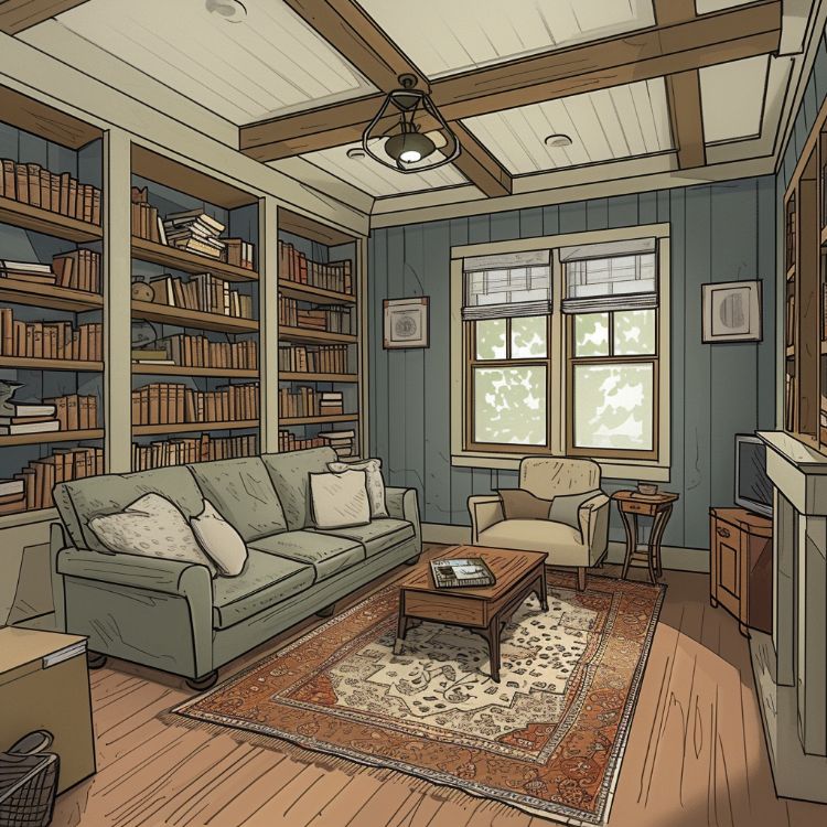 0075 Tour this Craftsman style tiny home designed for retired teachers smallhometours.com 2