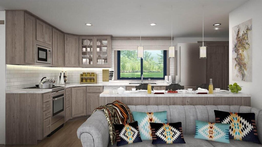 0075 compact 2 bedroom single story rustic home smallhometours.com 3