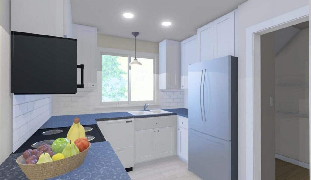 0076 country style 1 bedroom two story carriage home smallhometours.com 4
