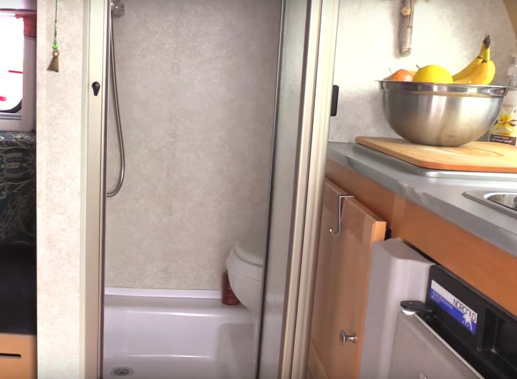 0079 See how a retired woman lives full time in a tiny teardrop It has everything you need smallhometours.com 6