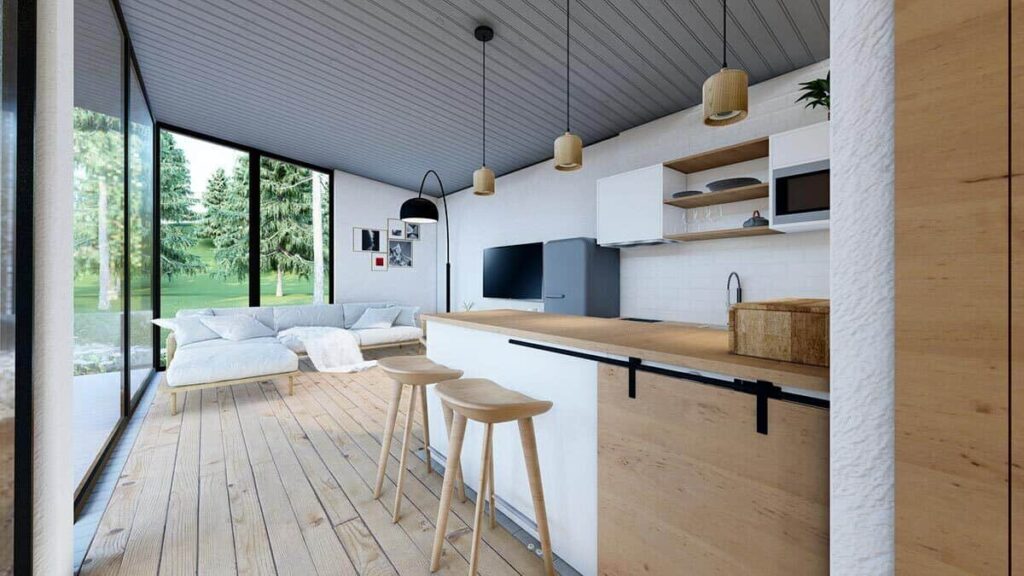 0079 single story modern style 1 bedroom adu smallhometours.com 4