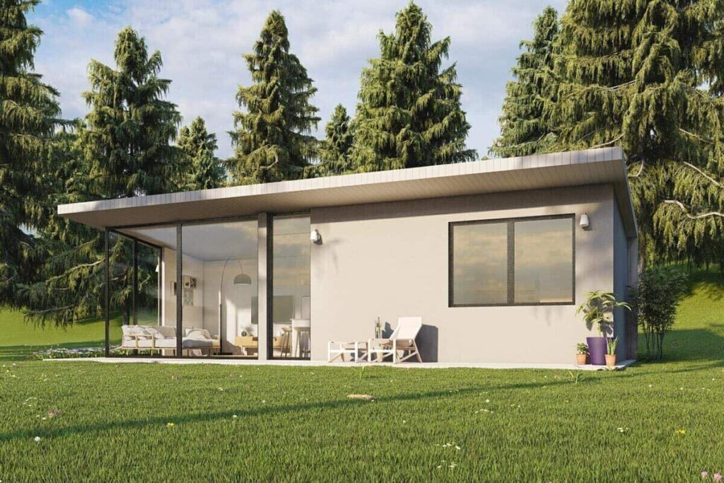 0079 single story modern style 1 bedroom adu smallhometours.com 5