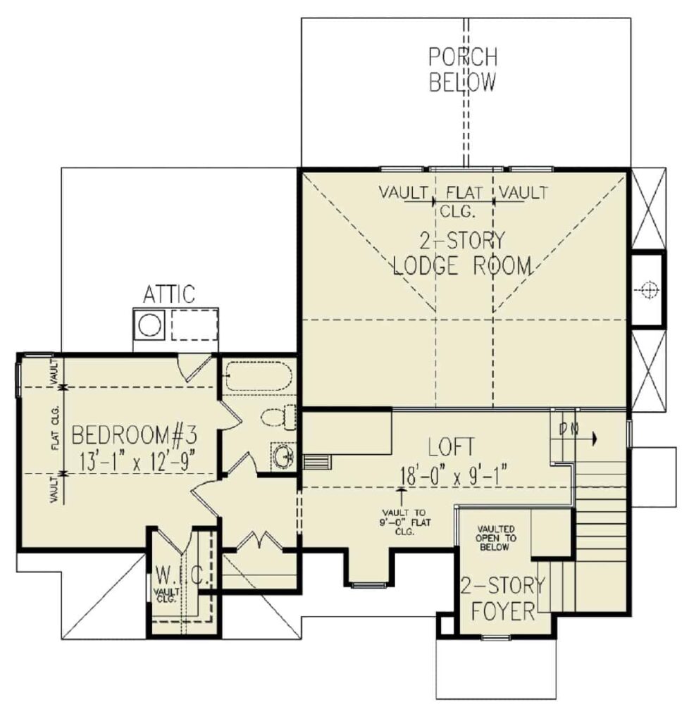 0080 3 bedroom two story glenville modern farmhouse smallhometours.com 11