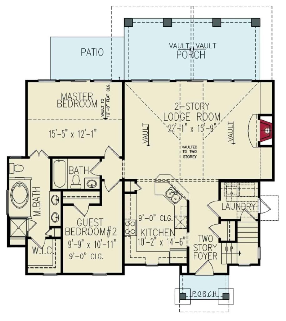 0080 3 bedroom two story glenville modern farmhouse smallhometours.com 12