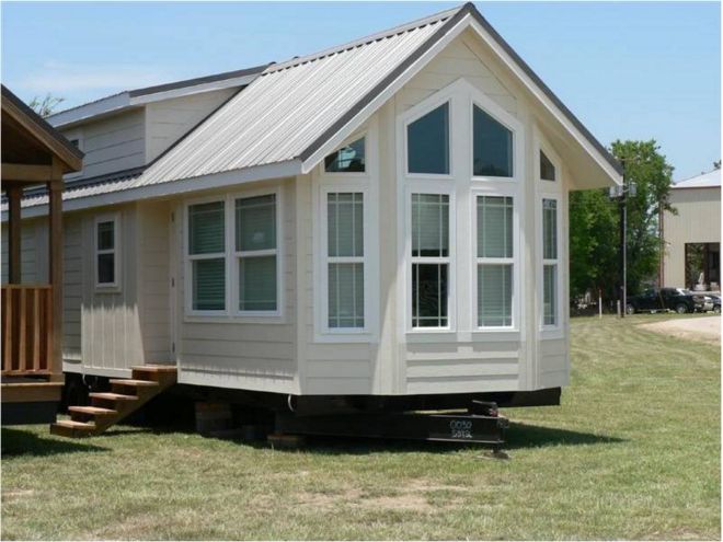 0080 Fall in love with the clean lines of this park model and its many storage options smallhometours.com 2