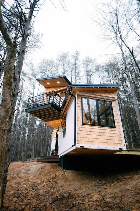 0084 Tour this 2 story tiny home made from shipping containers smallhometours.com 2