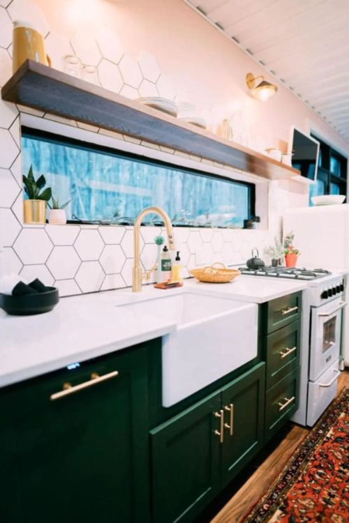 0084 Tour this 2 story tiny home made from shipping containers smallhometours.com 3