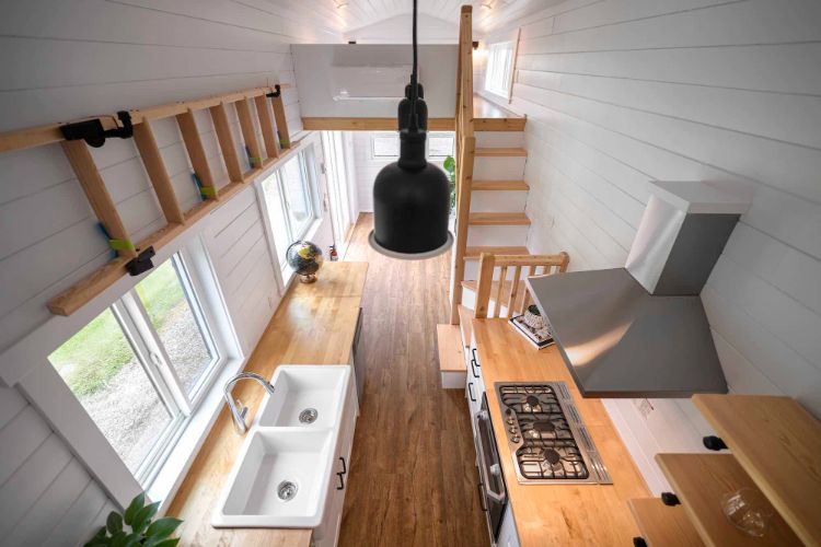 0086 Dont underestimate this tiny home It features 3 bedrooms and can fit 6 to 8 people smallhometours.com 7