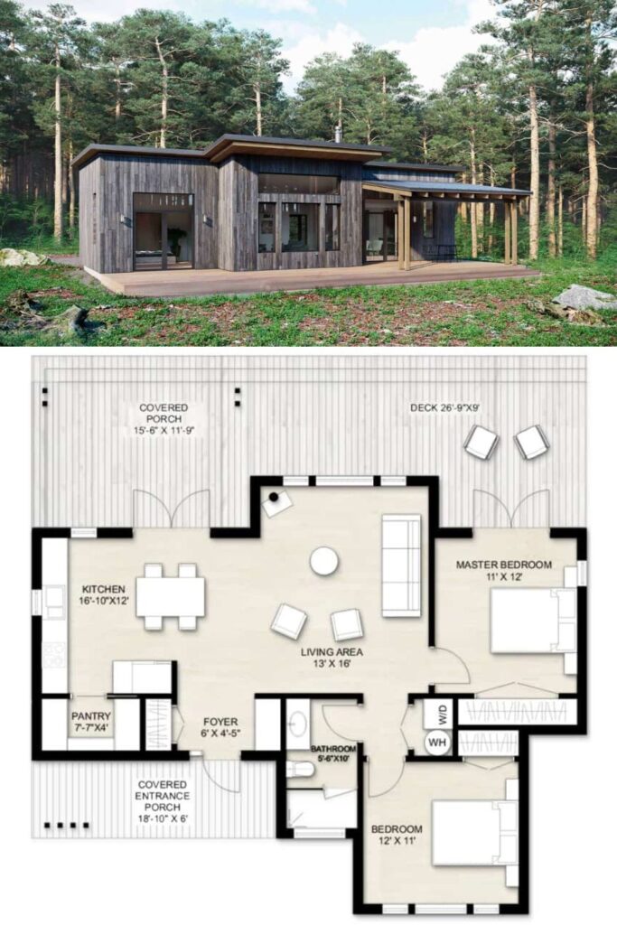 0090 modern rustic home smallhometours.com 2