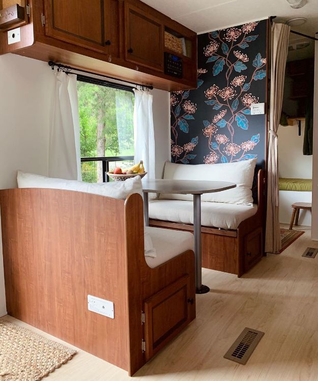 0092 Tour this renovated trailer The inside is stylish and cozy smallhometours.com 3