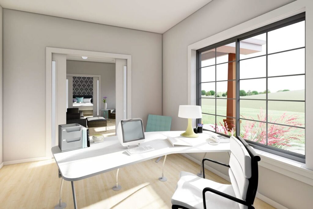 0094 2 bedroom single story new american home with double garage smallhometours.com 5