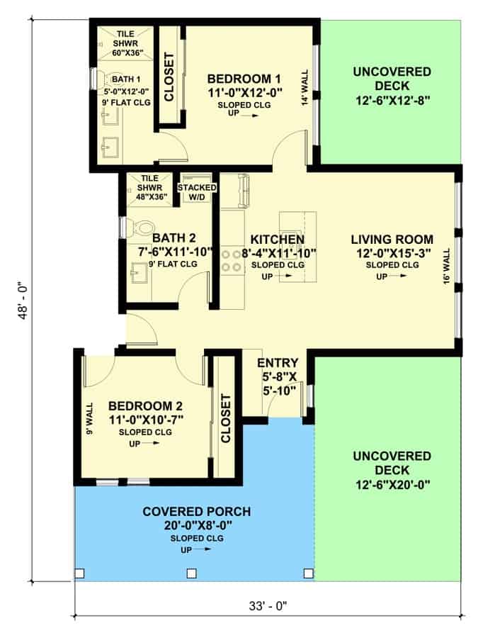 0095 rustic single story 2 bedroom contemporary home smallhometours.com 8