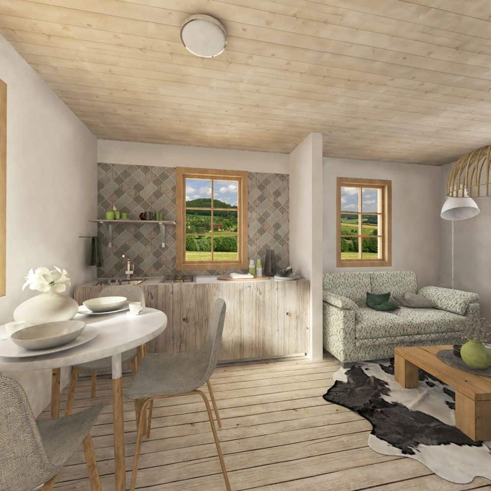 0097 2 bedroom single story oaklynn barn house smallhometours.com 1