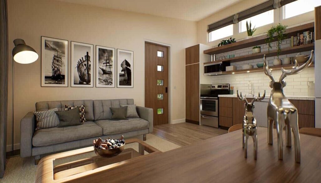 0099 contemporary style minimalists dream home smallhometours.com 8