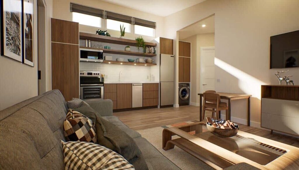 0099 contemporary style minimalists dream home smallhometours.com 9