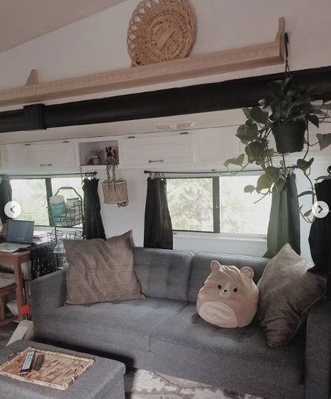 0101 One crafty couple transformed their dated RV into a paradise smallhometours.com 3