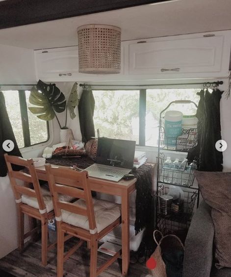 0101 One crafty couple transformed their dated RV into a paradise smallhometours.com 4