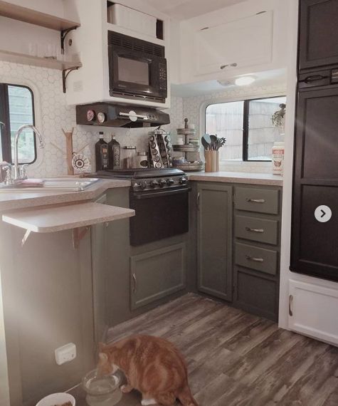 0101 One crafty couple transformed their dated RV into a paradise smallhometours.com 5