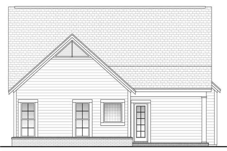 0105 3 bedroom single story craftsman home for a narrow lot smallhometours.com 2
