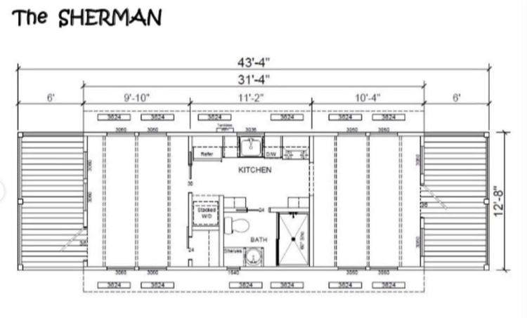 0106 This sunny park model feels more like a sprawling farmhouse home inside 10