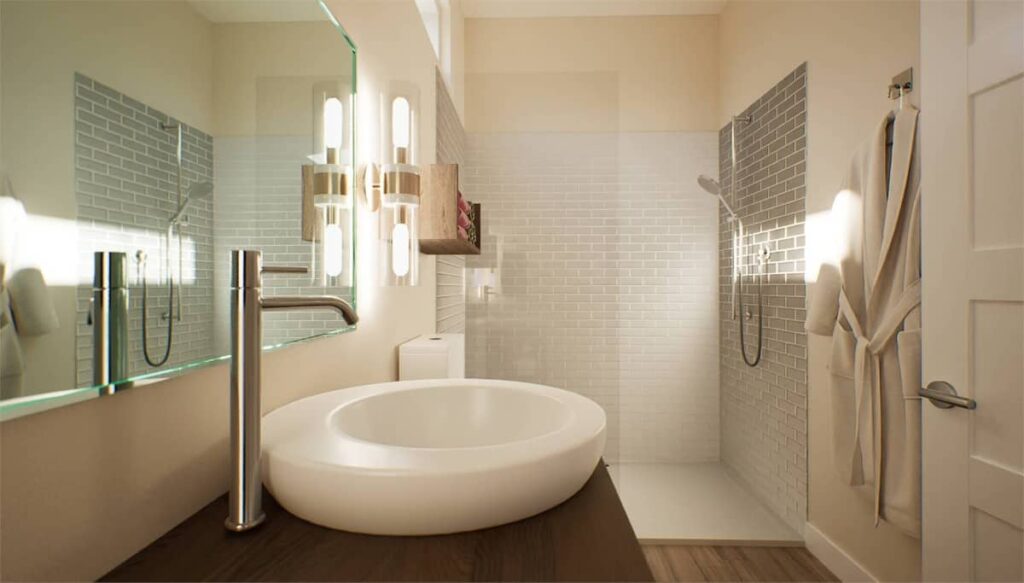 0106 the piccolo modern home the house designers smallhometours.com 4