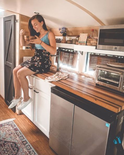 0107 Check out how this couple lives in a 100 square foot bus 6