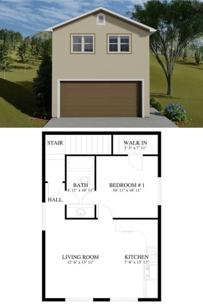 0109 rustic carriage home the plan collection smallhometours.com 2