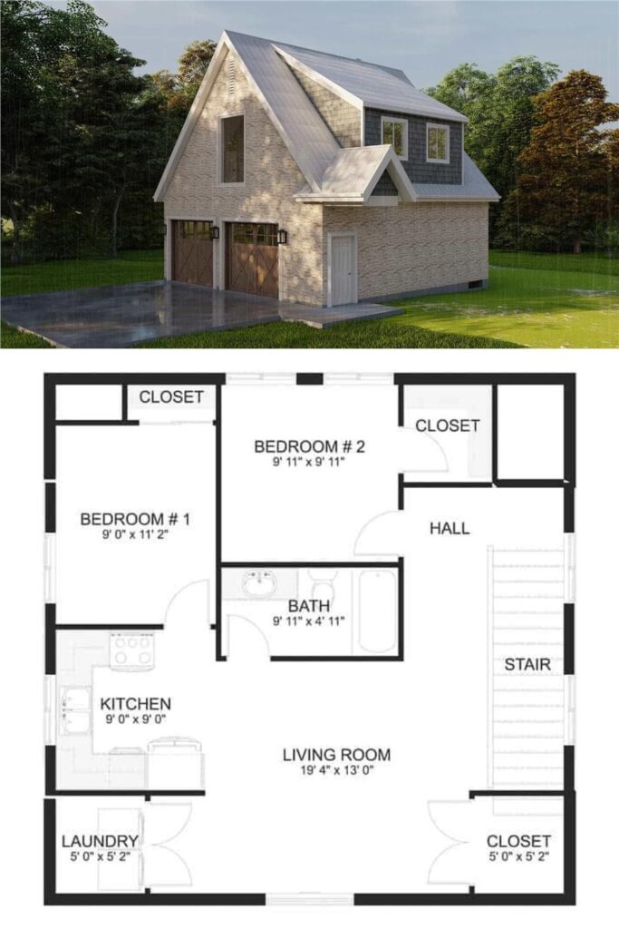 0110 rustic carriage home the plan collection smallhometours.com 2