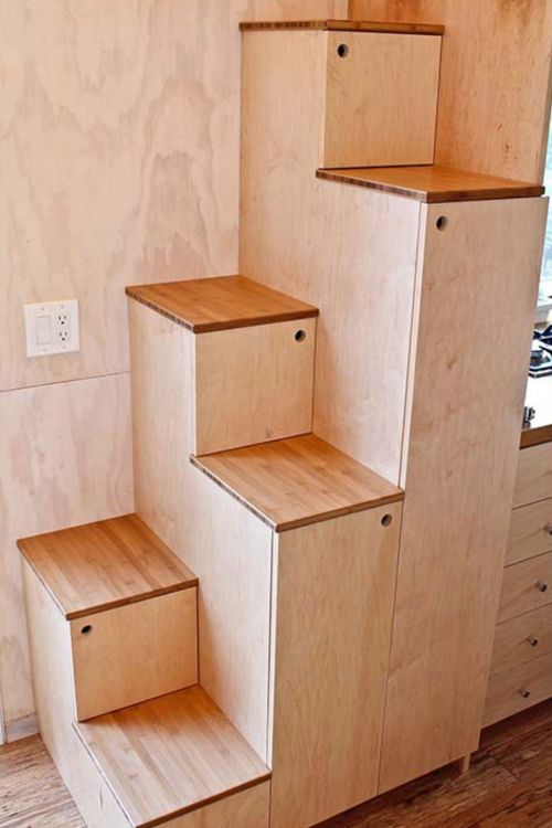 0112 Tour this spacious luxury tiny home on wheels with high ceilings and 2 offices 8