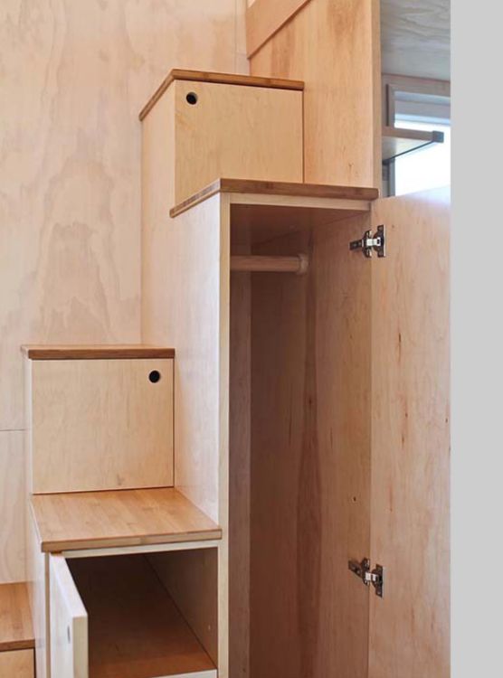 0112 Tour this spacious luxury tiny home on wheels with high ceilings and 2 offices 9